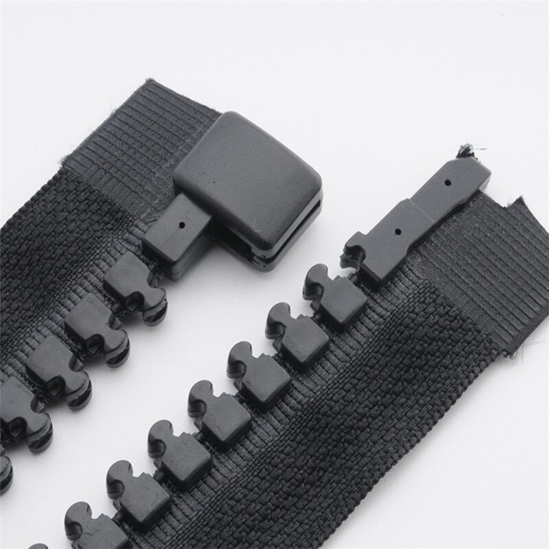 1piece No. 20 Extra Large Resin Zipper Large Project Tent Shed Tent Zip Opening Plastic Zipper Head Double-sided Zipper DIY