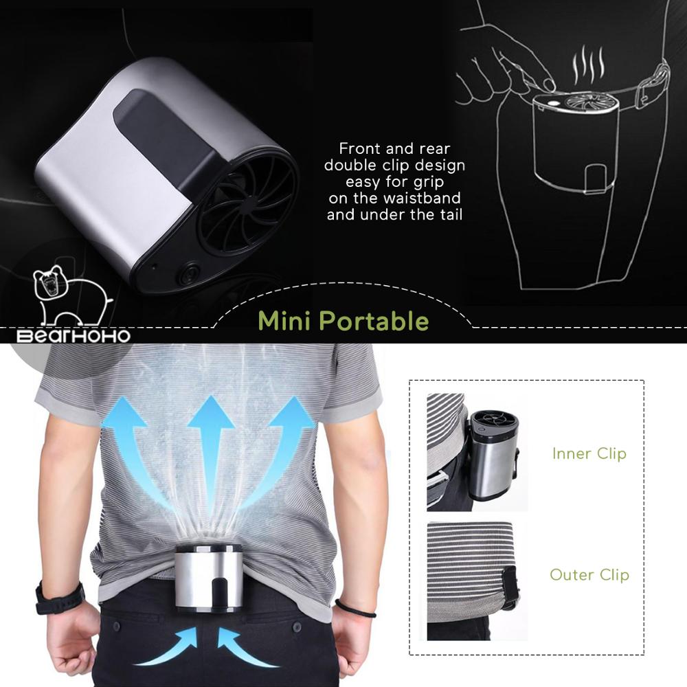 Nek-airconditioner, full-body verkoelende nekventilator, 8000mAh