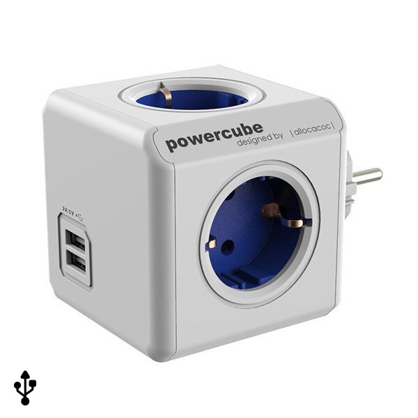 Cube Multiplugs Power Cube Allocacoc Usb Wit