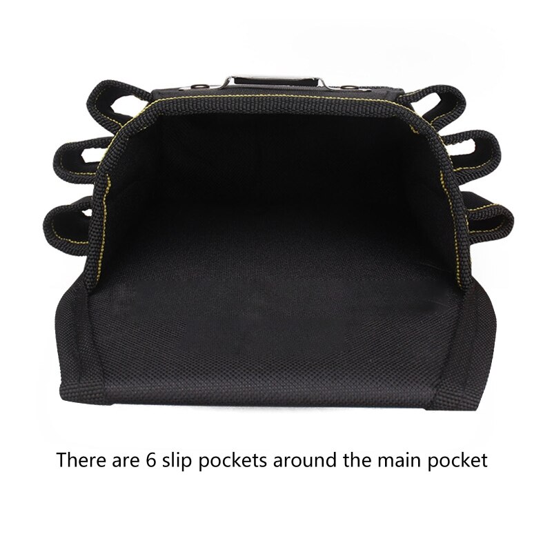 Multifunctional Electrician Tool Pouch with 6 Slip Pockets Electrician Tool Bag