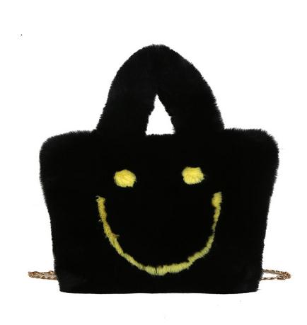 Tassen Handbagsautumn En Winter Handtas Pluche Clamshell Zak Luipaard Print Grote Capaciteit Tote Bag Handtassen: Z