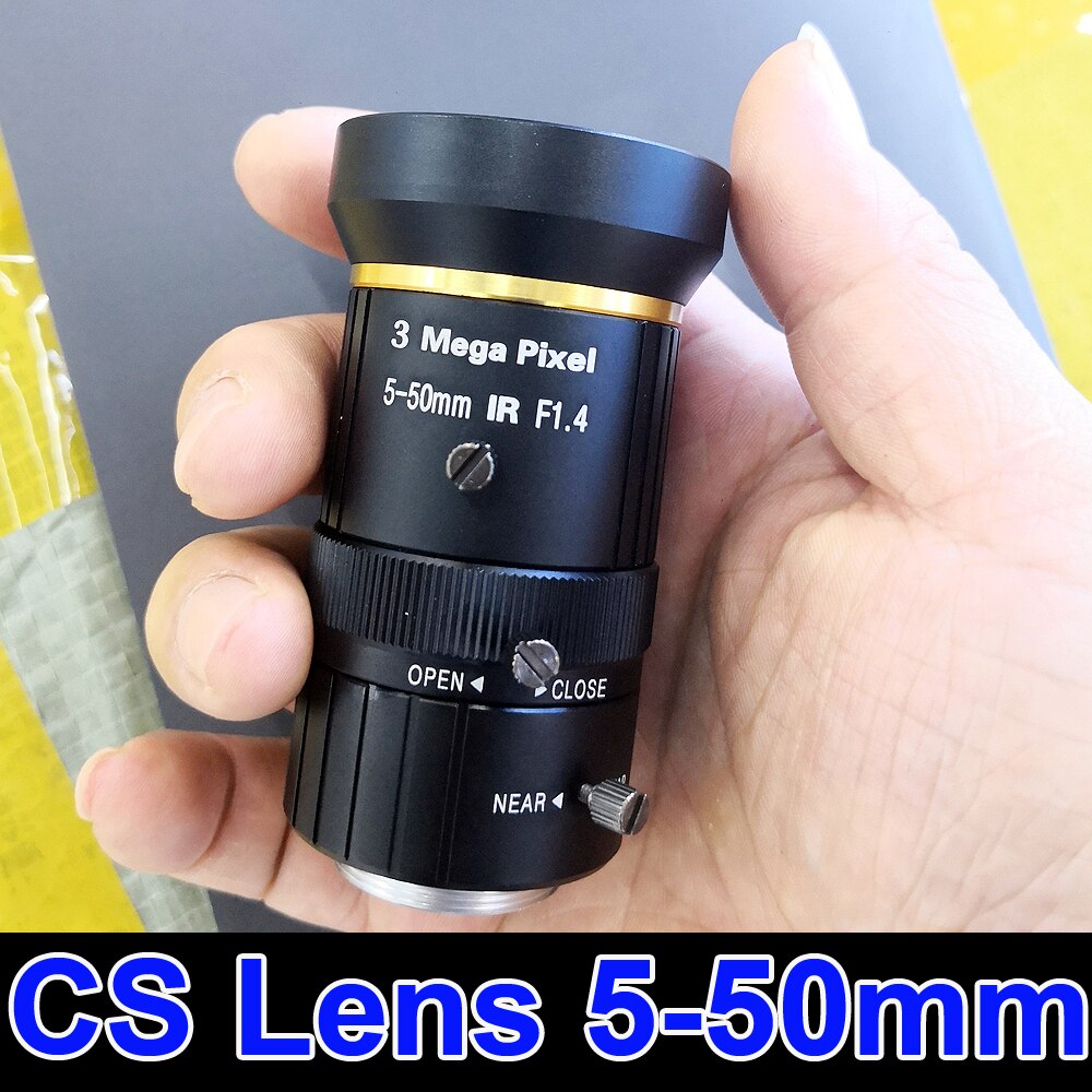 3MP CS Camera Lens 5-50mm manual Varifocal CCTV Lens for IP Camera AHD camera
