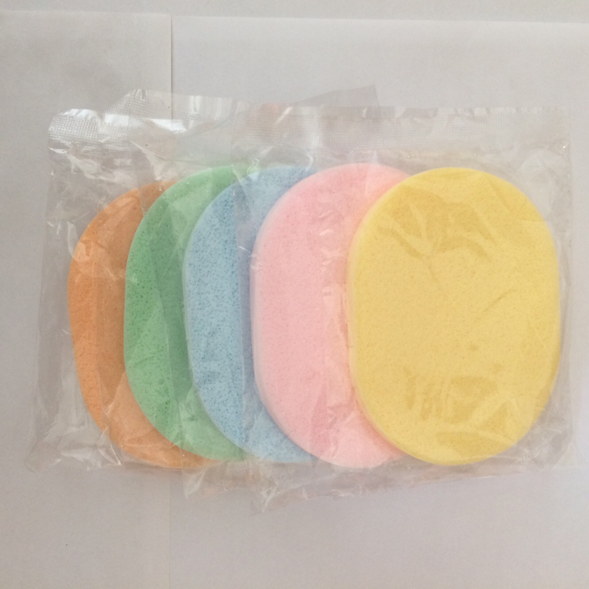 Konjac Konnyaku-esponja Facial, 6 colores naturales, esponja de limpieza profunda para el cuidado Facial, herramientas de maquillaje en polvo