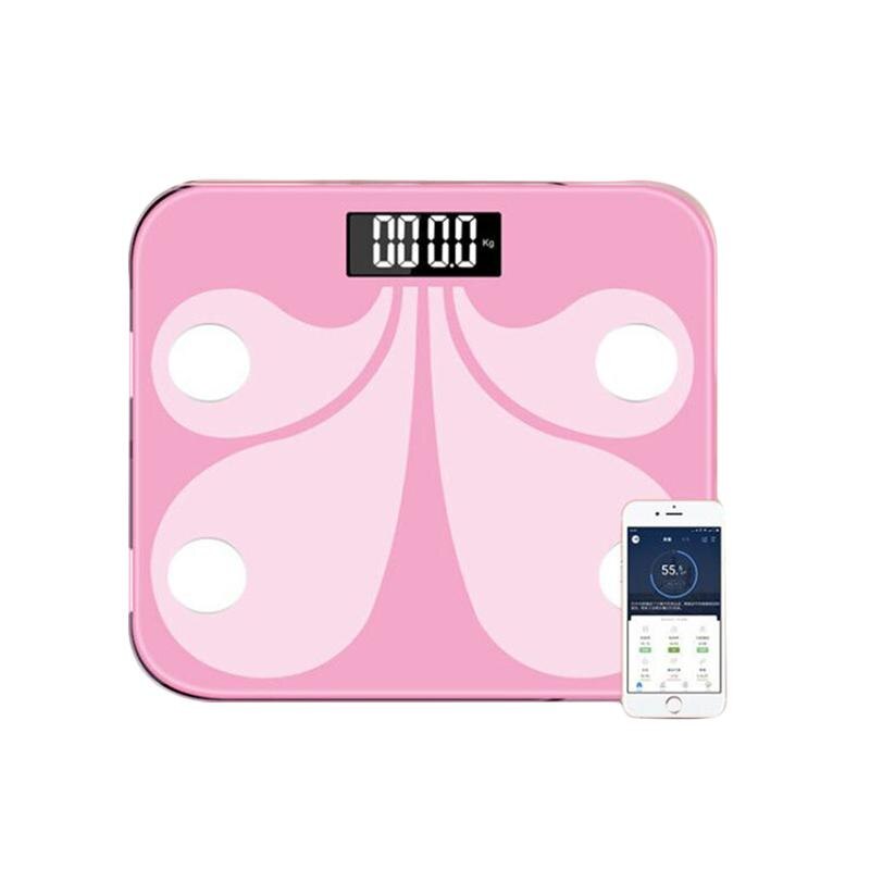 1 pc Weegschaal Bluetooth Digitale Body Smart Vet Schaal Gewicht Meting Elektronische Weegschaal voor Tiener Volwassen Kinderen