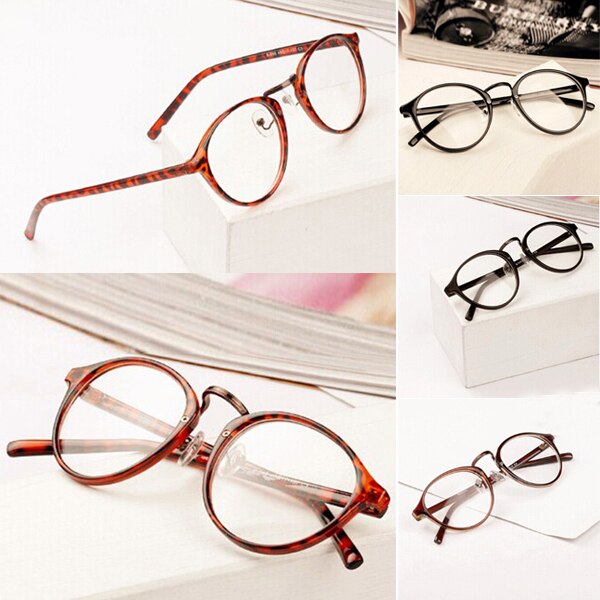 Mens Womens Nerd Glasses Clear Lens Eyewear Unisex Retro Eyeglasses Spectacles s72 H uff01