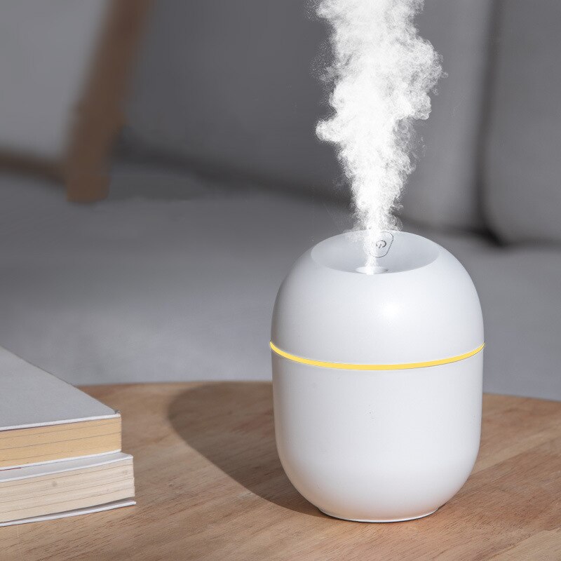 Portable 300ml Humidifier USB Ultrasonic Dazzle Cup Aroma Diffuser Cool Mist Maker Air Humidifier Purifier with Romantic Light: 220ML Humidifier