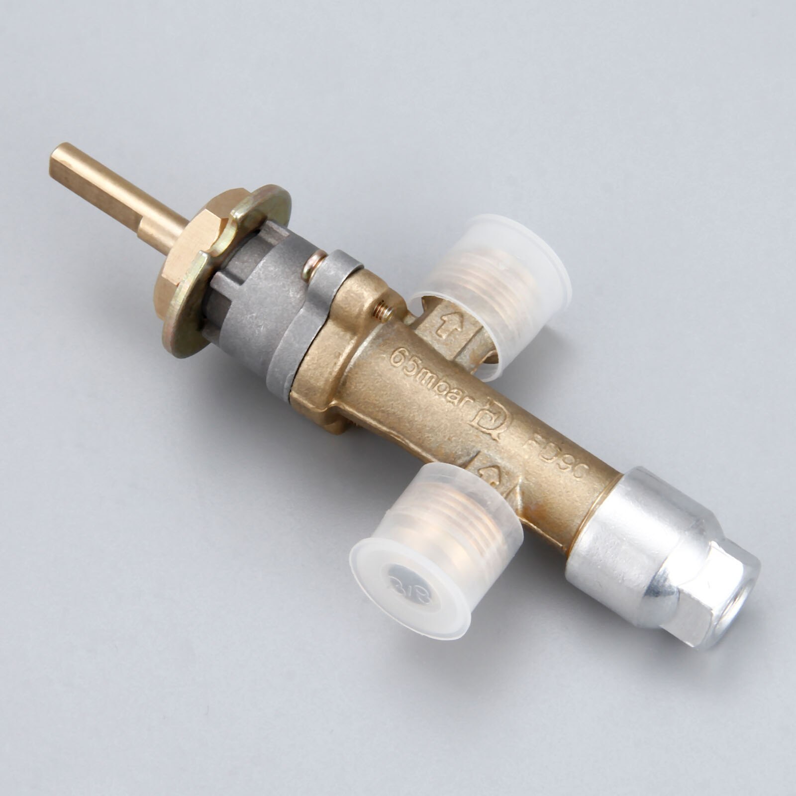 1kit Gas Grill Heater Fire Pit Fireplace Propane Gas Control Valve Safety Valve With Inlet And Outlet 5/8inch 6mm Valve Shaft