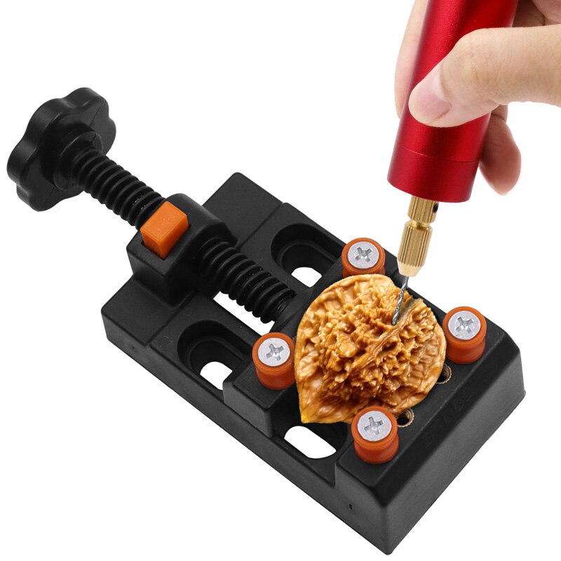 Mini tornillo de banco para tallado de mandíbula, pinza de banco, prensa de taladro, placa de Micro Clip, alicates ajustables, herramientas manuales de joyería DIY