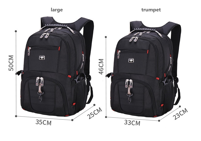 multifunction large capacity male bag travel usb charging waterproof anti-theft 15.6 inch 17 inch laptop backpack men