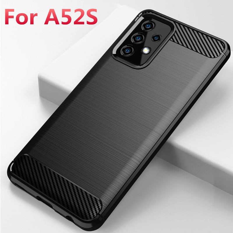 Case Voor Samsung Galaxy A52S Zachte Siliconen Shockproof Half-Gewikkeld Shell Voor Samsung A52S 5G Smartphone protector