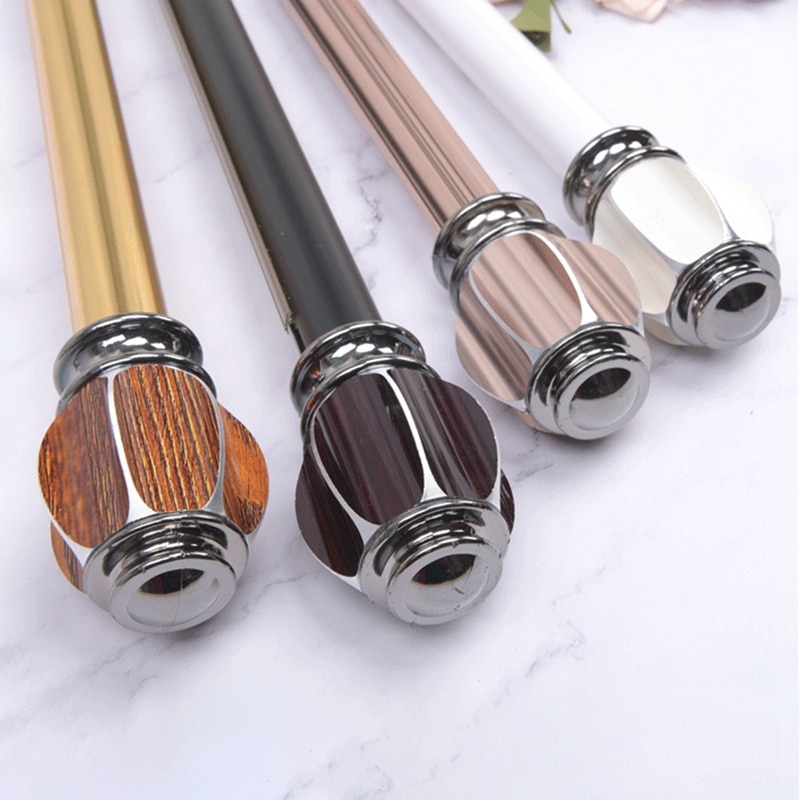 Rod End Heads Home Curtain Rod Finials Decoration Accessories Supplies Decorative Window Curtain