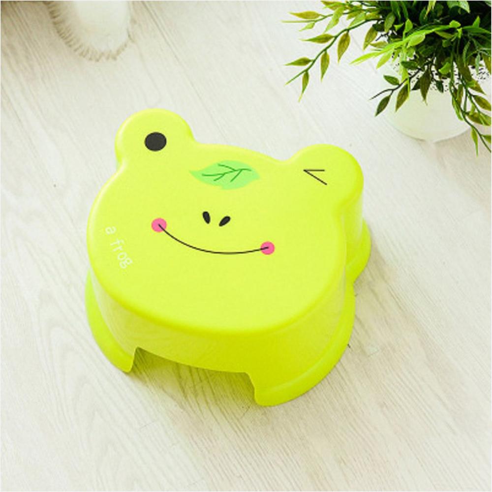 Cute Living Room Thick Plastic Stool Bathroom Bath Bench Cartoon Children Toddler Bench Shoes Bench Stool