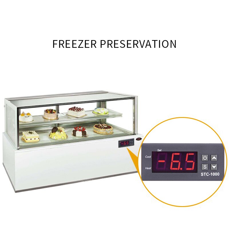 Termostato Digital LED para incubadora, instrumento de Control de temperatura, relé termorregulador, incubadora de calefacción para enfriamiento electrónico