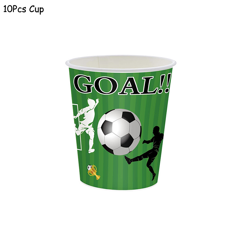Football Theme Party Disposable Tableware Banner Balloons Soccer Goal Cup Plate for Kids Boy Birthday Party Decoration Supplies: MINT GREEN