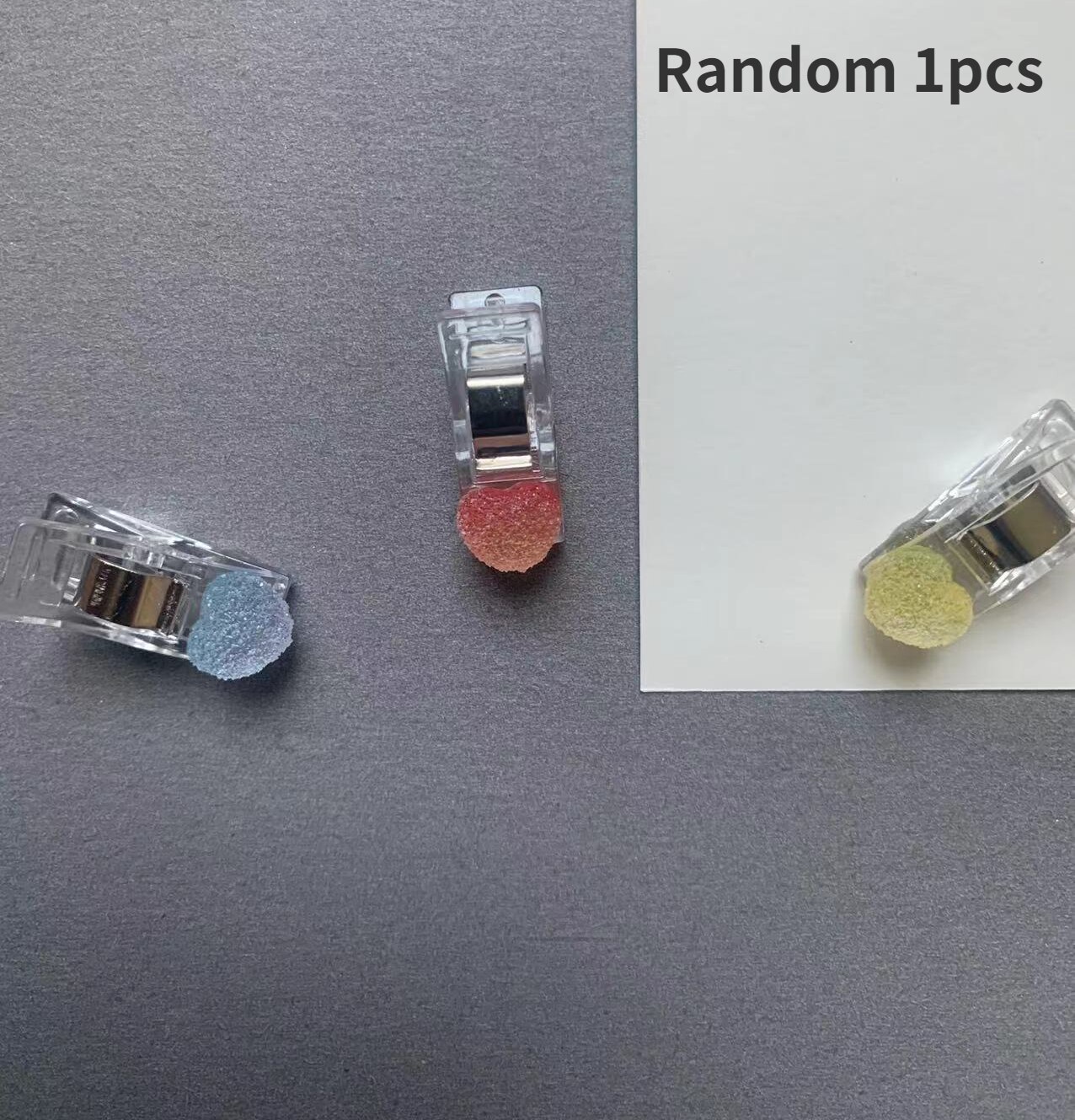 Clip Koelkastmagneet Foto Muur Bericht Sticker Clip Foto Office Document Bill Clip Magneet: Random 1pcs D