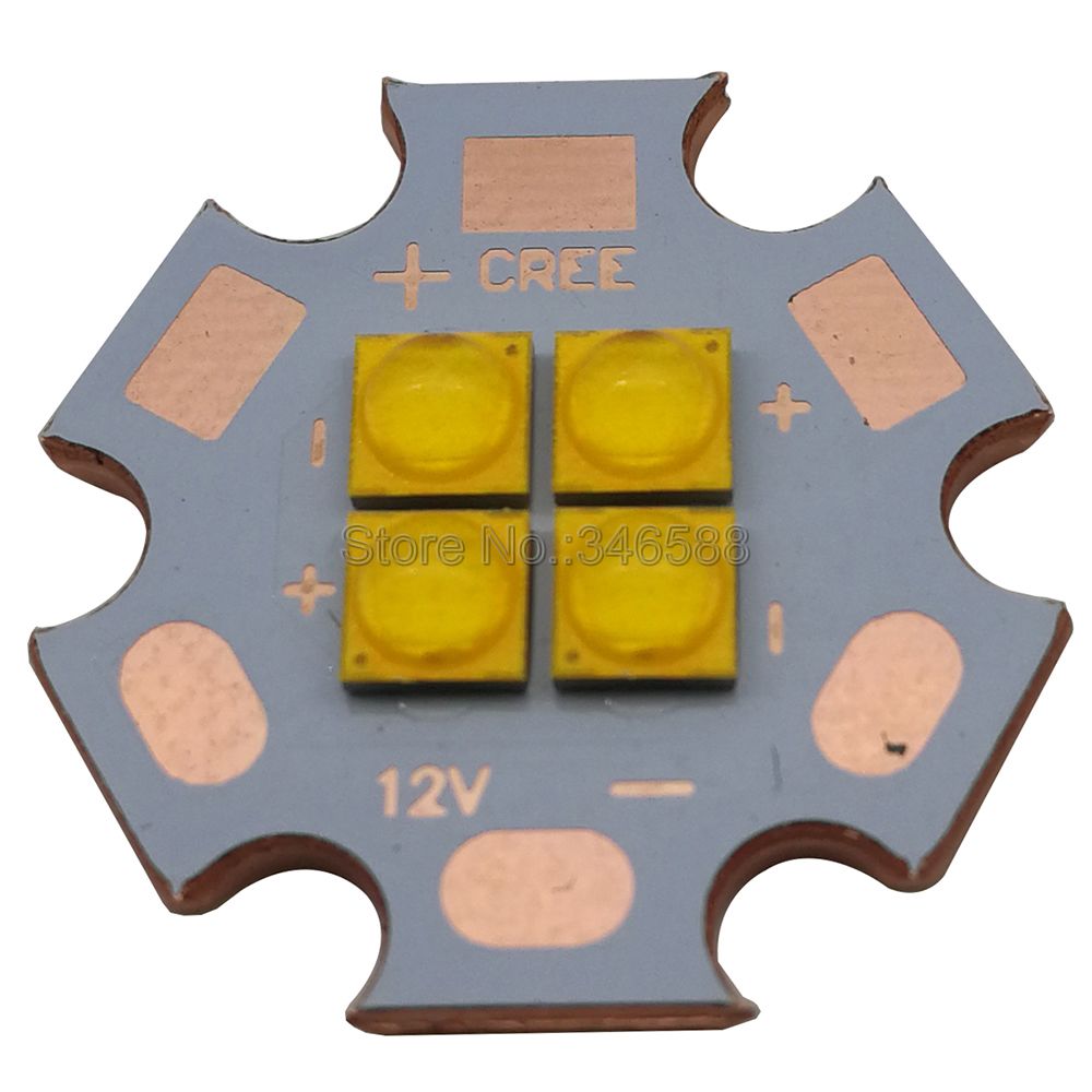 3V / 6V / 12V Cree XPG3 XP-G3 4Chips 4LEDs 24W Cool White Neutral White Warm White Intergrated LED Emitter Chip