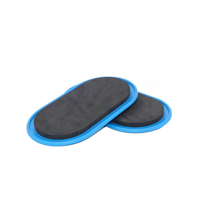 1 pair Sport Sliders Core Workout Discs Core Ab Exercise Gym Training Slimming Abdominal Equipment Fitness Slide gliding Discs: Blue