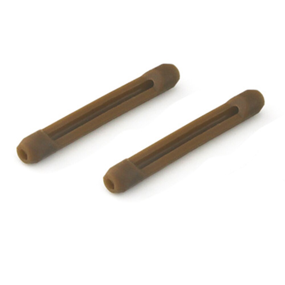 Crochet d'oreille en Silicone Transparent antidérapant de , support de pointe de Temple, accessoires pour lunettes, 1 paire de crochets: Coffee