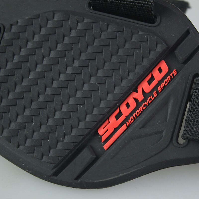 SCOYCO motorcycle gear of protective sleeve supporting rubber shoes Guadang rubber shoes protecting sleeve blocking