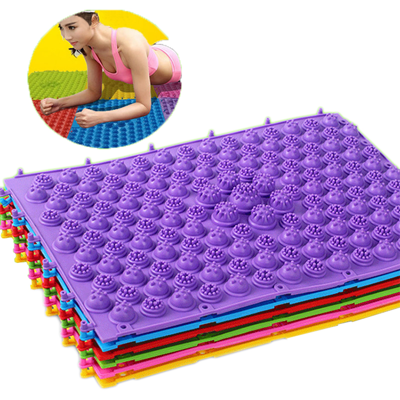 Reflexology Foot Massager Cushion Acupuncture Sets Relieve Stress Back Pain Acupressure Mat/Pillow Massage Mat Spike Massage