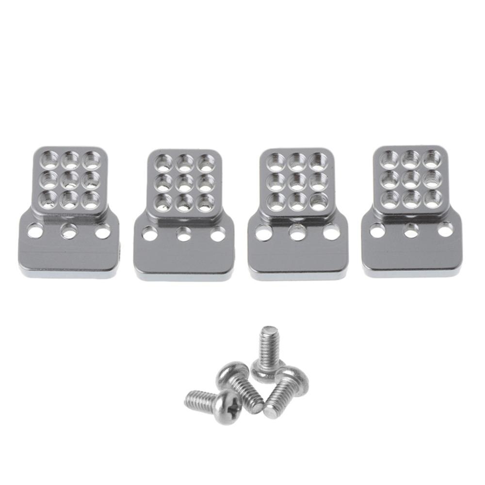 Premium Metal Silver Extension Seat with Screws for RC CAR WPL Truck C14 C24 DIY Upgrade Parts: Default Title