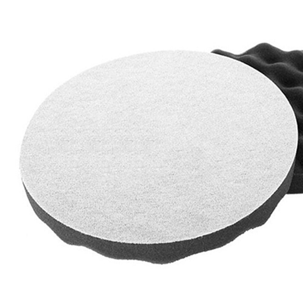 Esponja rueda esponja para encerar protección de pintura de coche 2 uds esponja disco de pulido negro onda pulido