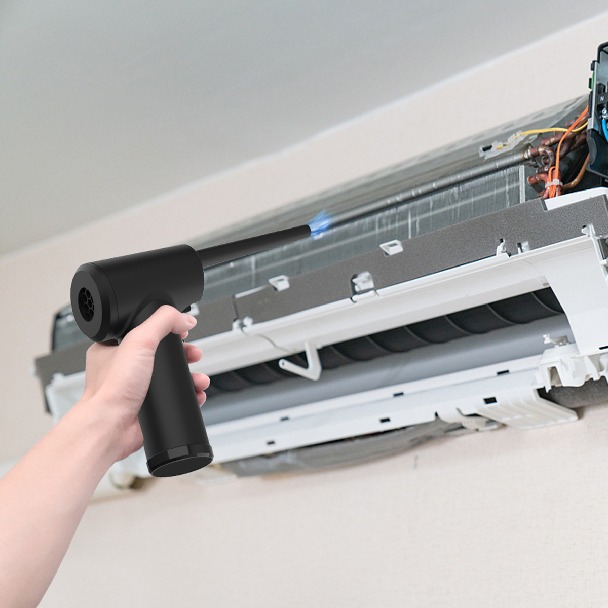 Cordless Air Duster Blower Multi-Use Portable Compressed Air Cans,Electric Air Duster Computer Cleaner PC Laptop Keyboard Rda