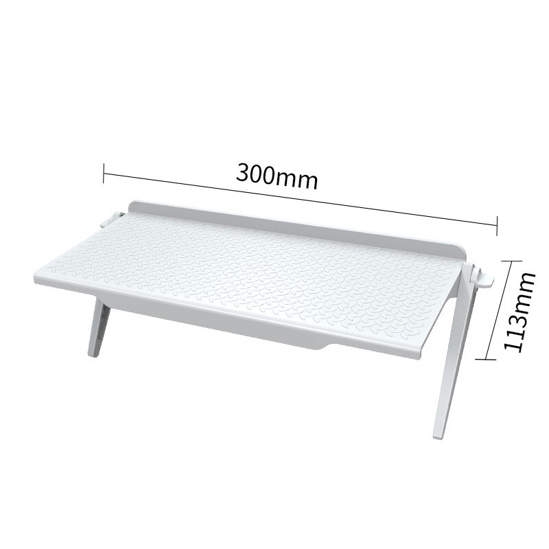 Computer Monitor Rack Foldable Shelf TV Box Router Shelf Set-top Box Bracket Holder Mini PC DVD Player Stand Rack GDeals