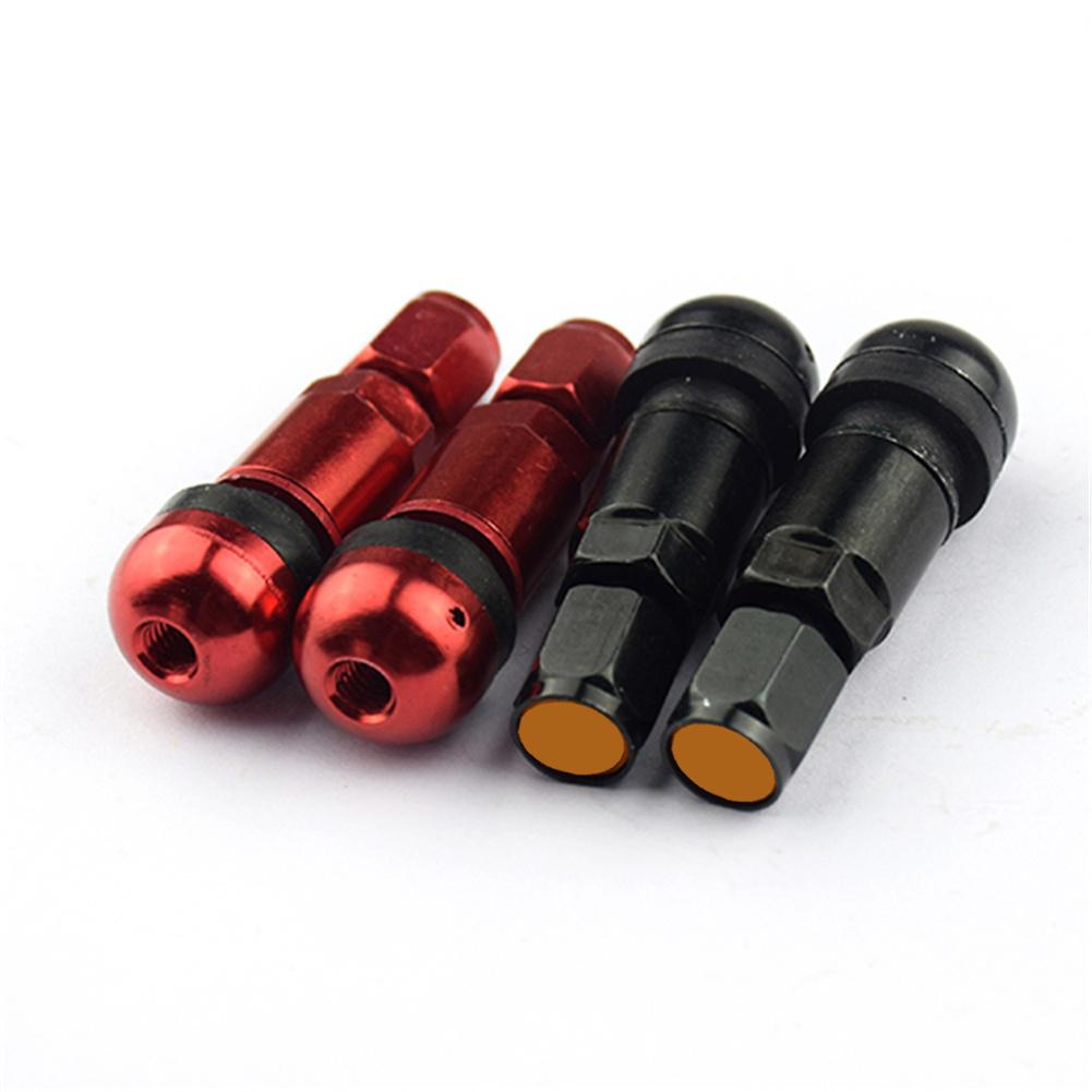 4Pcs Tire Valve Universal Aluminum Alloy Car Motorcycle Tubeless Wheel Tire Valve Waterproof Durable Air Valve Stem