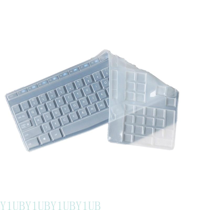 Y1UB Dustproof Waterproof Transparent Silicone Keyboard Cover Skin Protectors for MK345 K345 Wireless Keyboard Accessories