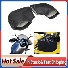 1pair Motorcycle Winter Warm Handlebar Gloves Windproof Warm Velvet Covers 600D Oxford Cloth Cold Winter Warm Cycling Gloves