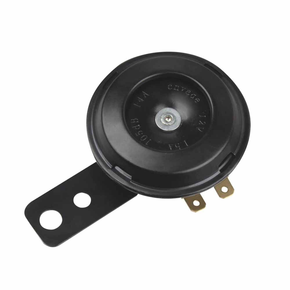 12v Loud Black Replacement Horn with Bracket 12Volt Motorcycle Bike