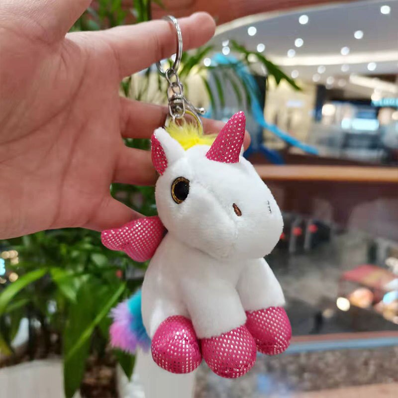 Cute Cartoon Animal Plush Keychain 15Cm Turtle Elephant Tiger Lion Hippo Raccoon Bulldog Bulldog Cat Penguin Monkey Plush Toy: B