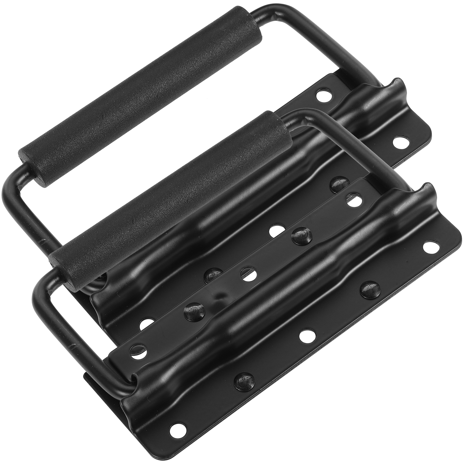 2Pcs Tool Box Handle Spring Loaded Carry Handles Heavy Duty Metal Case Handles Wooden Box Handles Pull Handles Cabinet Pulls