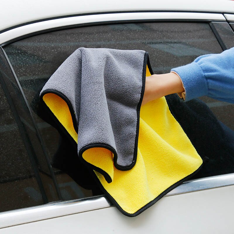 Bilvask mikrofiber håndklæder bil rengøring vask tørre klud vinduespleje blød super absorberende bilvask håndklæde bil tilbehør