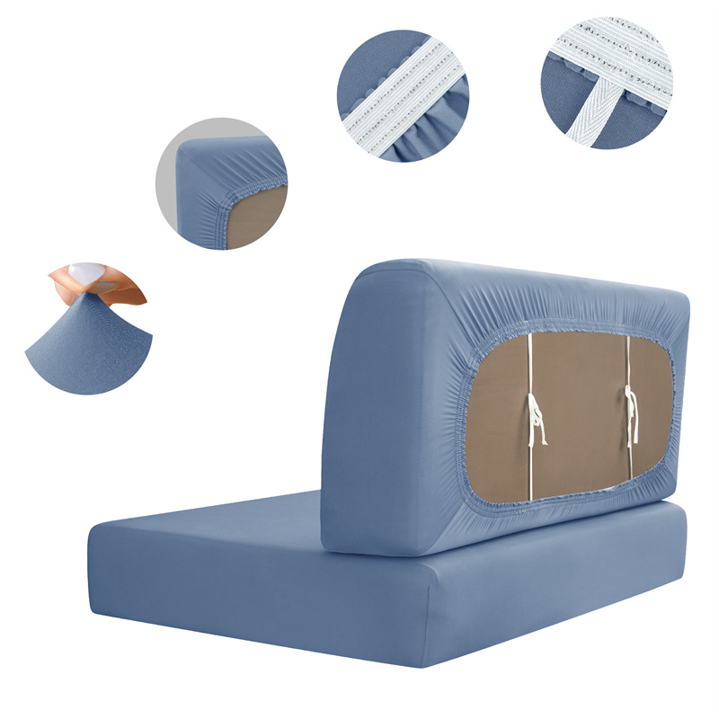2 teile/satz Jacquard RV Dinette Kissen Abdeckungen strecken Wohnmobil Sofa Sitzbezüge Einstellbare Esszimmer Sitzbezüge Bank Rückenlehne Dekor