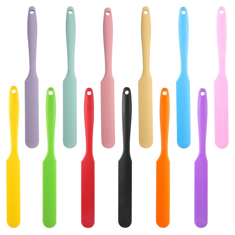 Spatule en Silicone résistant à la chaleur, antiadhésif, outil de pâtisserie, couteau à beurre, grattoir, outil de gâteau réutilisable, accessoires de cuisine