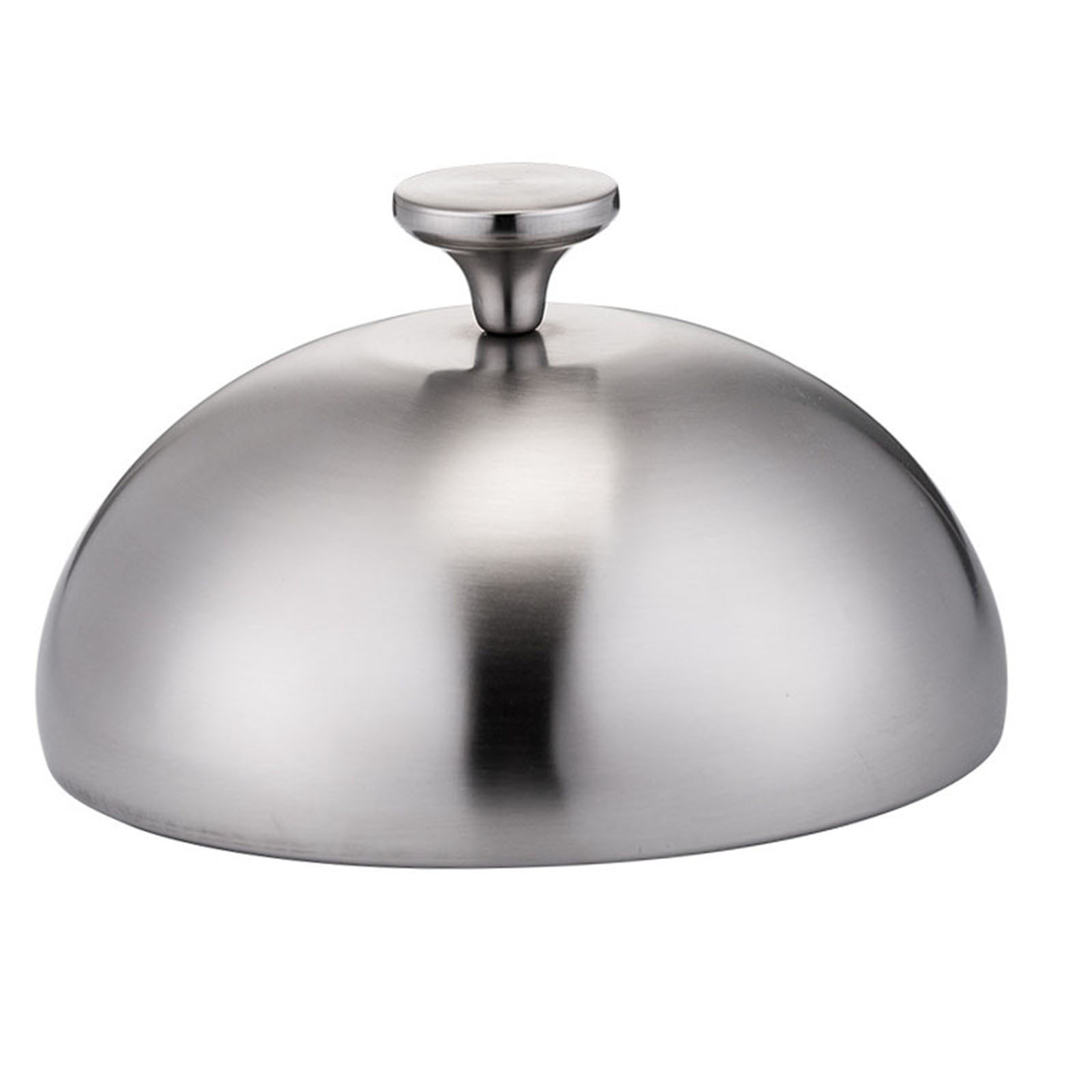 Burger Cover Universal Grilling Heavy Duty Stainless Steel Cheese Melting Cover for Teppanyaki Hamburger Steaming Outdoor BBQ: Light Grey