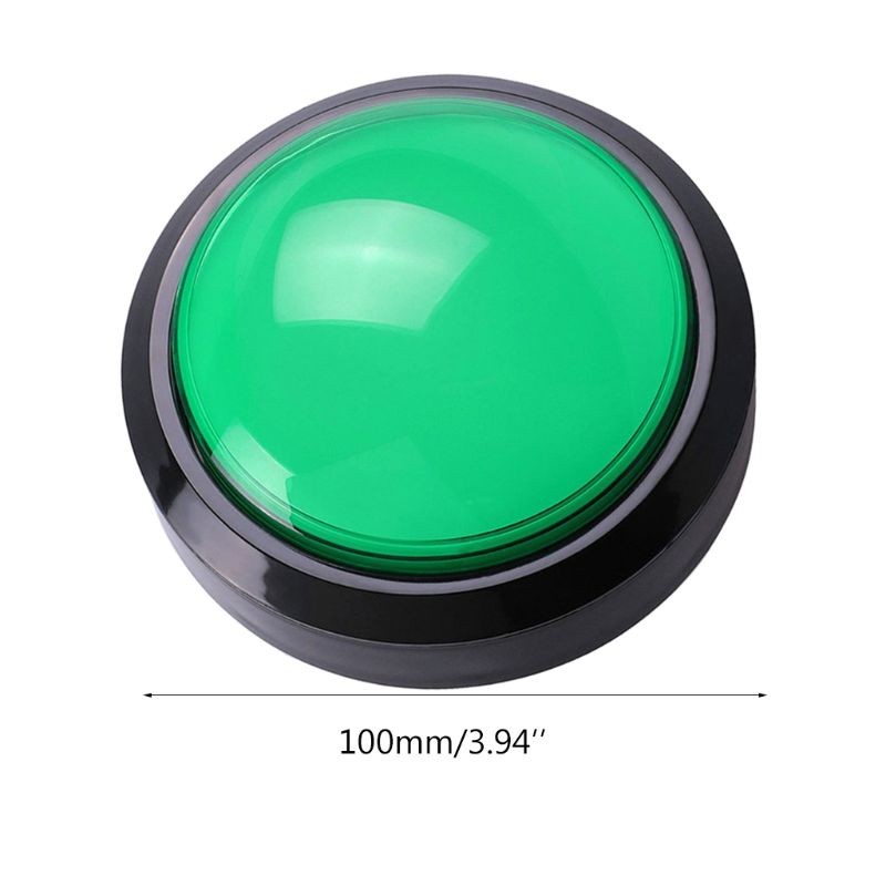 100mm Big Round Push Button LED with Microswitch for DIY Arcade Game Machine