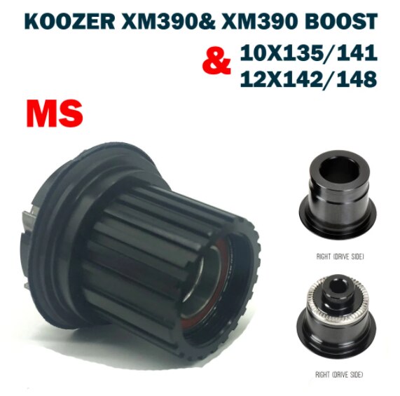 Koozer MTB Fahrrad Hub Schwungrad Körper, für XM390 Schub HG 8-11S 12 Geschwindigkeit XD Frau Freilauf Kassette Ende Kappe Körper 10x13 5/141,12x14 2/148