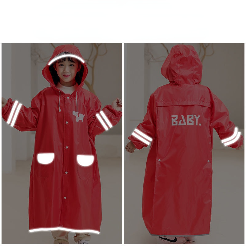 Chubasquero azul para niños de 5 a 12 años, ropa impermeable para exteriores, chubasquero para niña, traje de lluvia escolar