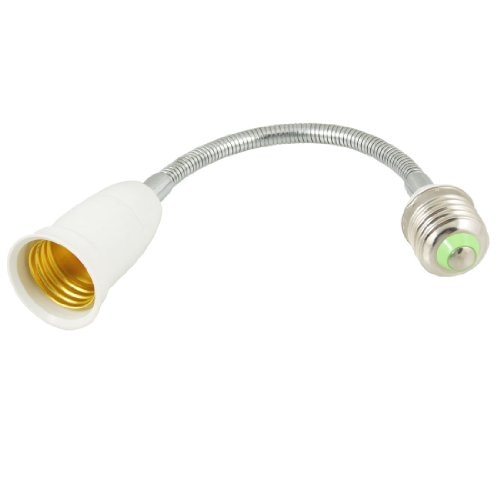 Licht Lamp Socket E27 Flexibele Zwanenhals Extender Adapter