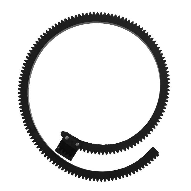 Cámara de goma Flexible ajustable 5D2 7D Follow Focus videocámara Zoom lente correa de anillo de engranaje accesorios de cámara