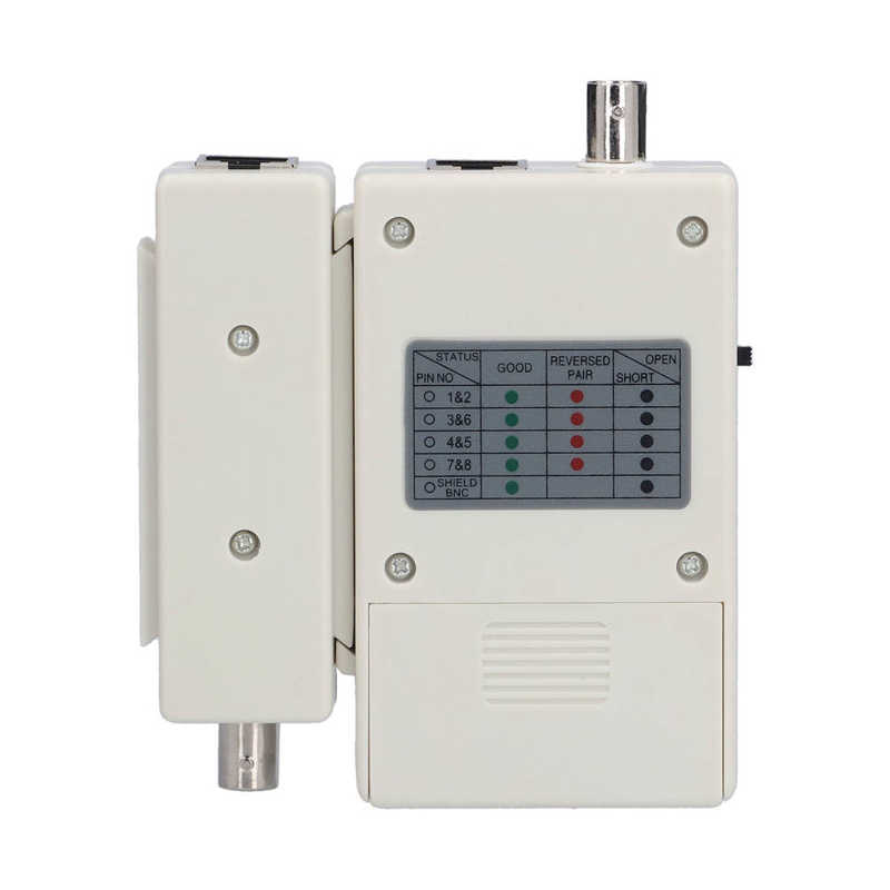 Network Cable Tester Automatic Scanning RJ45 RJ12 RJ11 Network Wires Detector Tracker DC 9V