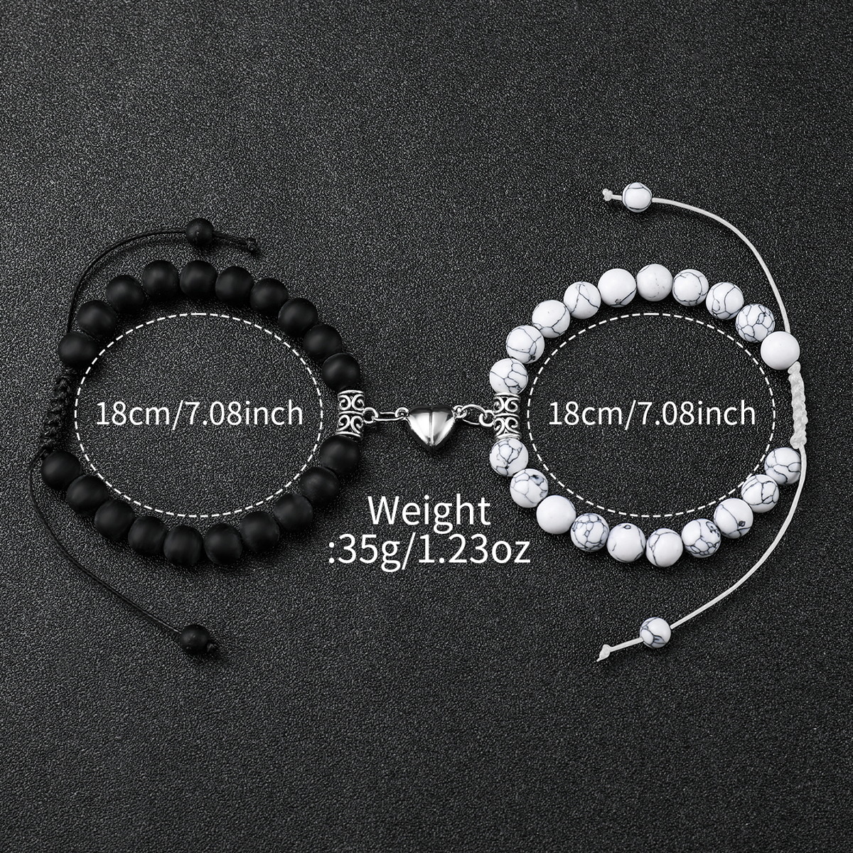 4 st parklockor arabiska kvinnor kvartsklocka casual silikonarmbandsur magnet hjärtformade armband set