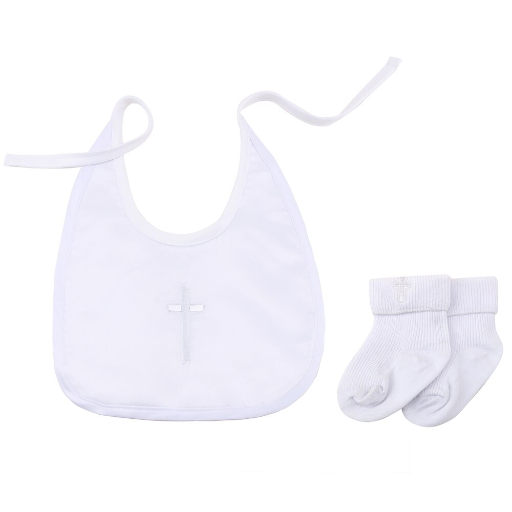 Delebao baby doop slabbetjes unieke zuiver witte mincrofiber boerendoeken voor 0-2 jaar