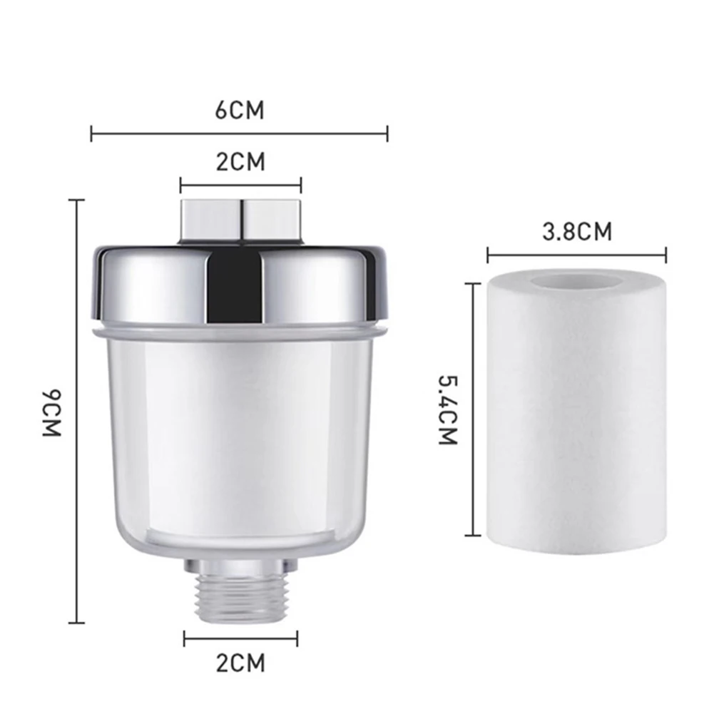 Kit purificador de salida de agua, filtro Universal para grifo, cocina, baño, filtro de ducha, sistema de filtración de baño transparente para el hogar