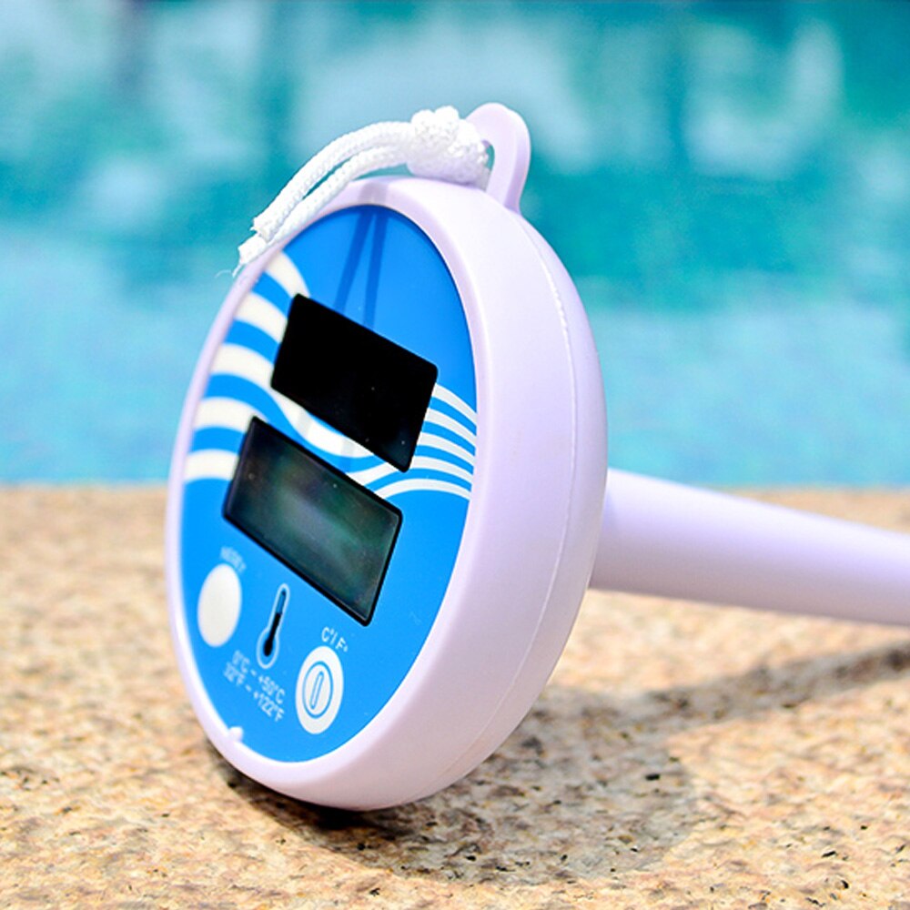 LCD Display Swimming Pool Temperature Measurement Small Floating Aquarium Tank Waterproof Digital Thermometer Bath Water Spa