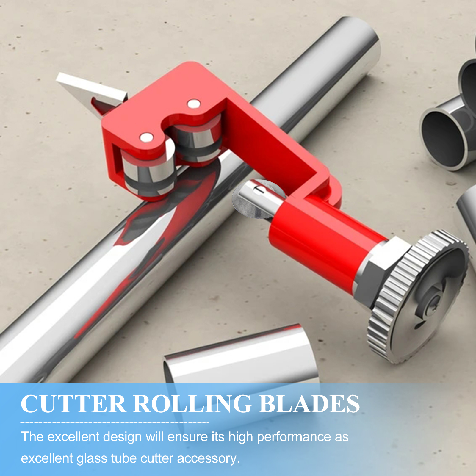 3pcs Glass Tube Cutter Blades Glass Pipe Cutter Blades Pipe Cutting Tool Blades