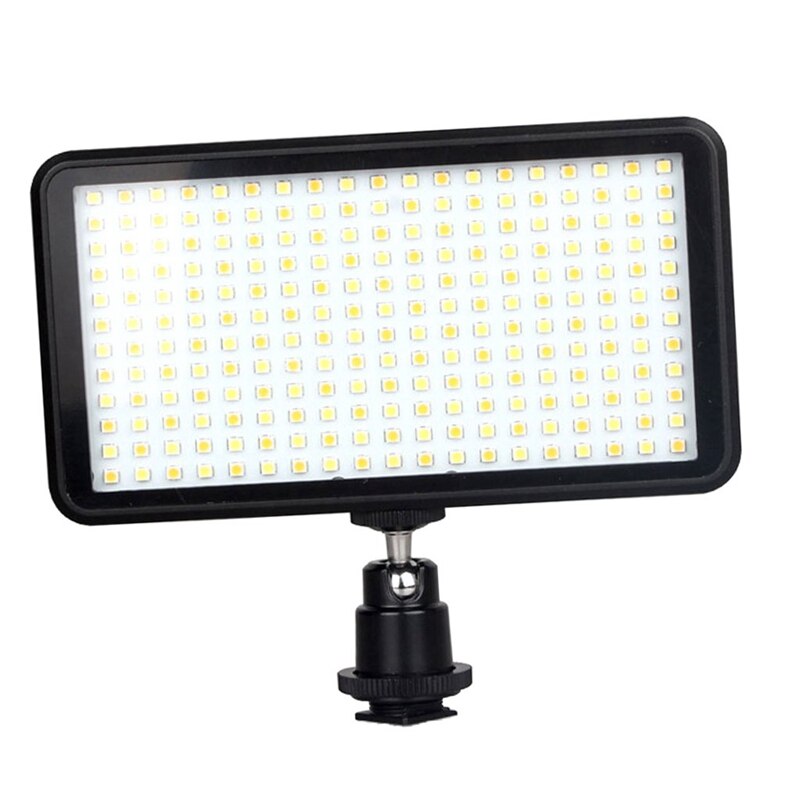 Led 228 Continue Op Camera Led Panel Licht, draagbare Dimbare Camera Camcorder Led Panel Video Verlichting Voor Dslr Camera - Cano